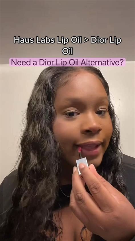 haus labs lip oil dupe